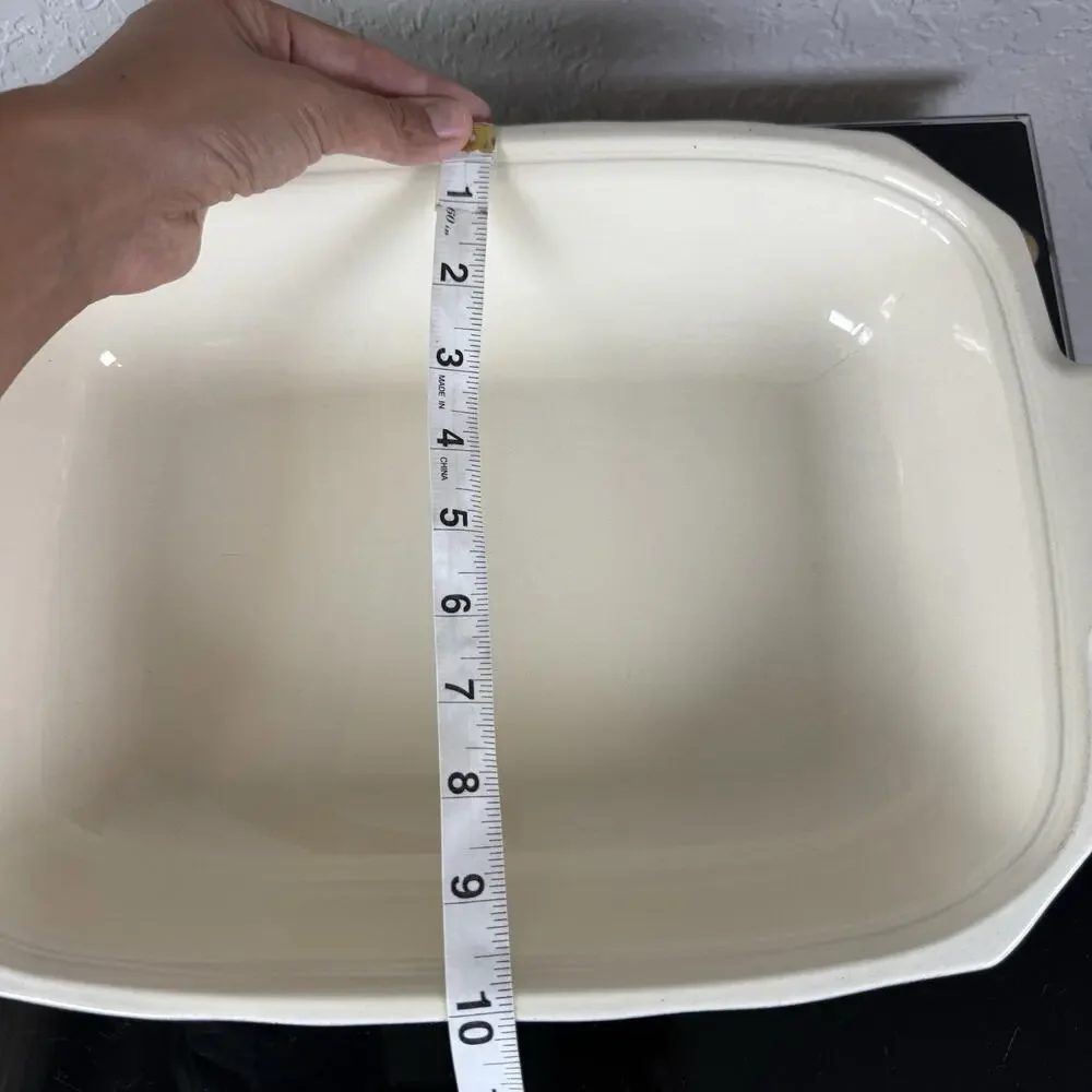 Emile Henry France Dark Blue 15” Baker, Casserole Dish Made for Williams-Sonoma - Picture 16 of 16